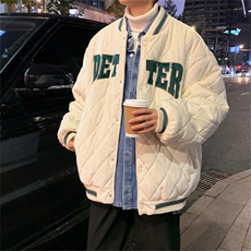 现货2023冬季新款菱格棉服潮流宽松加厚棉衣情侣外套W2074-P70，男装棉衣，星座512-2