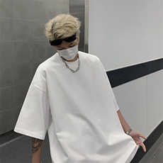 重磅纯棉220g精梳棉纯色短袖t恤夏季男生2025新款上衣TX600-特P22，男装T恤，电商A178