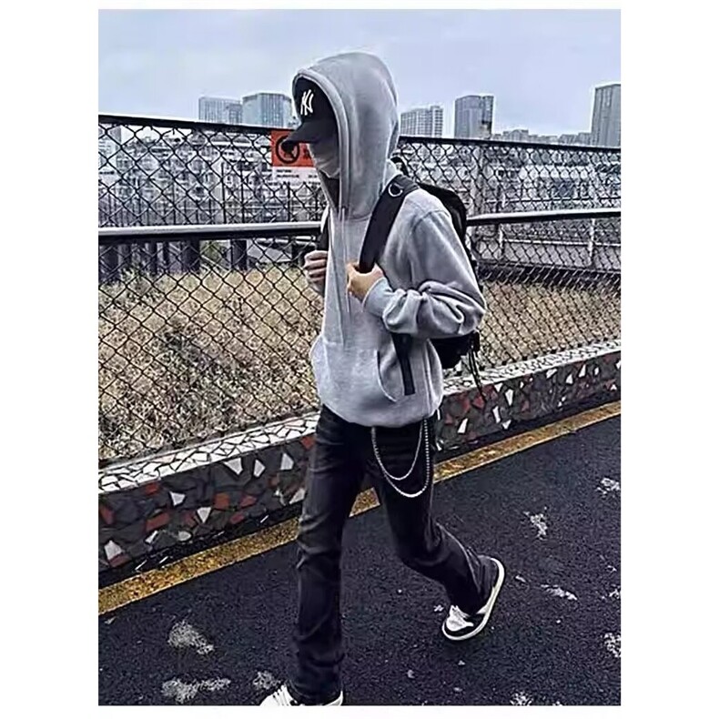美式高街vibe风重磅水洗微喇弹力修身cleanfit长裤男LA5277-P48,男装休闲裤,星座1008