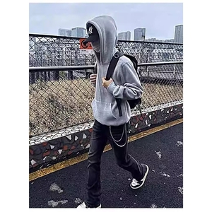 美式高街vibe风重磅水洗微喇弹力修身cleanfit长裤男LA5277-P48图片