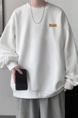 S6293-P28秋季圆领卫衣男大码韩版宽松长袖外套，男装卫衣，电商A040