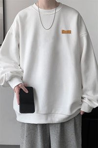 S6293-P28 秋季圆领卫衣男大码韩版宽松长袖外套图片