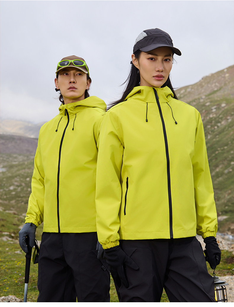 2025秋冬百搭时尚简约轻量化连帽单冲锋衣,女装短外套,衫都服饰