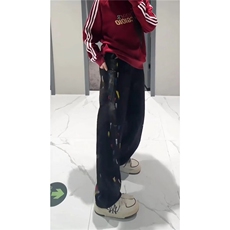 GJ15-P50灰色工装裤女夏季2025新款高腰垂感降落伞休闲运动，男装工装外套，电商B323A