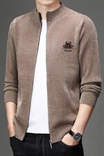 LB1823男式2023秋冬新款长袖毛衣开衫青年休闲外套P85，男装针织衫/毛衣，电商B360