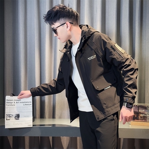 9903-P108 控148 春季新款社会小伙潮店主风夹克男外套图片