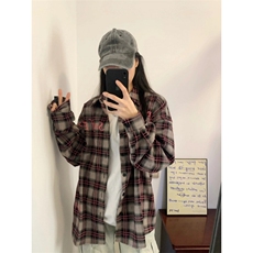 【有货】cleanfit格子衬衫设计感高级感美式复古衬衣C33CC-P45，男装衬衫，星座1007（原301D）