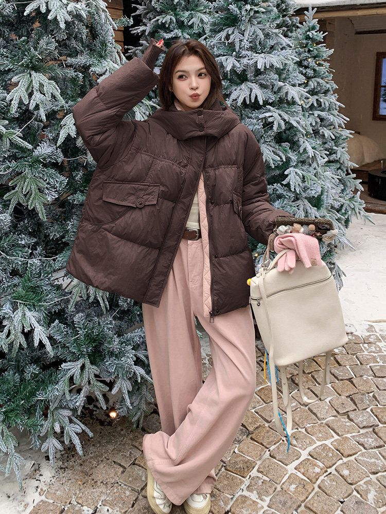 新款现货，短款羽绒服B081-8740-P260-K388,女装羽绒服,浙宝276（原081）