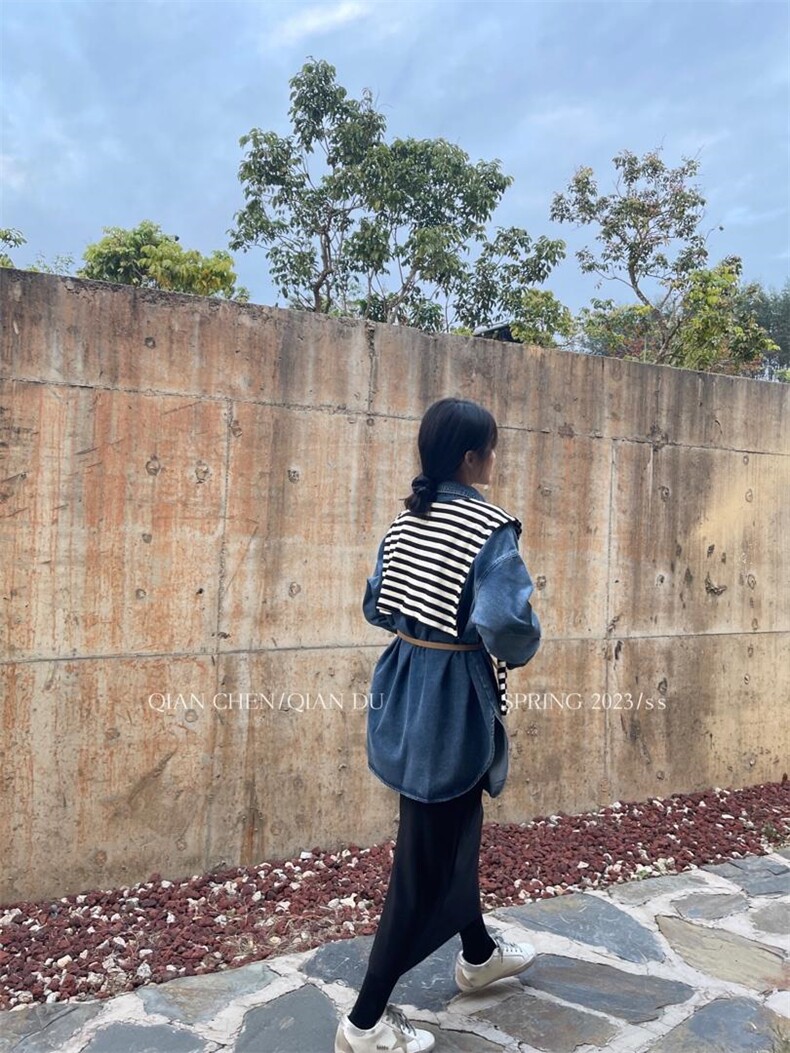 现货春季新款：披肩牛仔外套，其它，QIANCHEN 谦晨(1F)