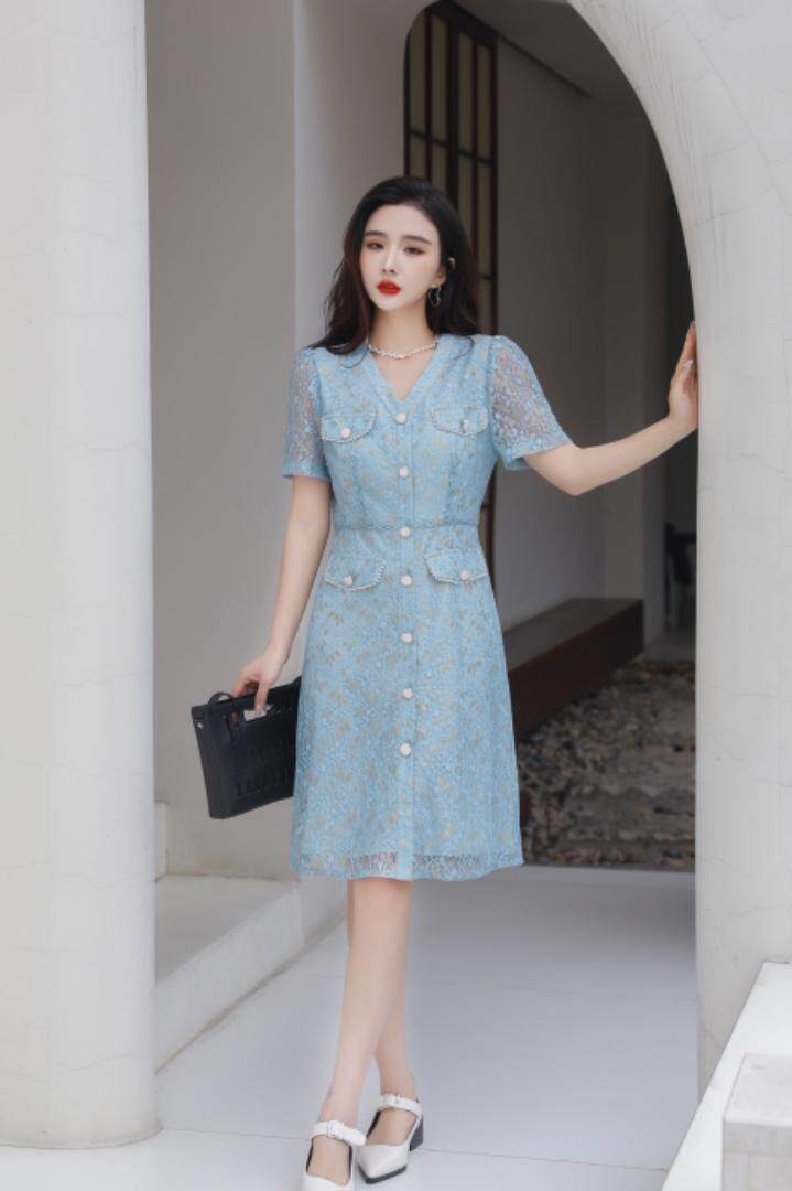 2023年夏装连衣裙，女装连衣裙，贻思茗