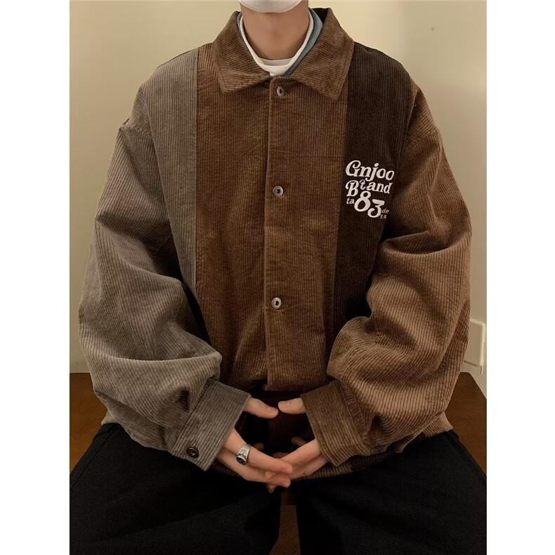 春季新款美式男外套夹克灯芯绒J7061P58,男装夹克,星座1116-2