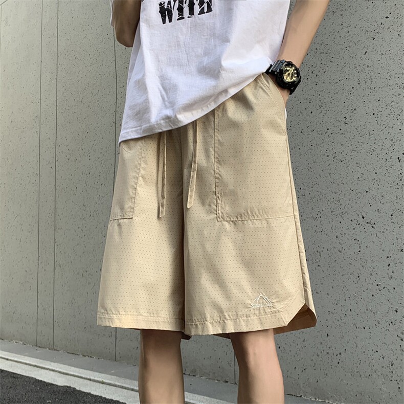 2025日系复古潮流工装短裤男新款宽松五分裤透气现货K8008-P30,男装牛仔裤,星座512-3