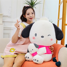 坐姿恰狗狗可爱送礼物生日女生