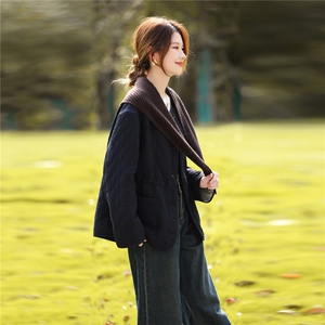 夹棉棉服女保暖舒适休闲2025冬季时尚休闲外套棉衣图片