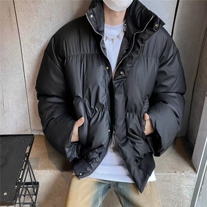 跑量特批现货高品质供抖音供直播美式短款pu棉衣 男女 G1111 P75图片