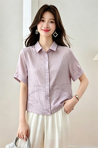 现货！2026夏季新款时尚休闲衬衫女图片