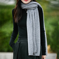 2025百搭时尚抽条麻花羊毛披肩，女装羊毛衫，哲奥羊绒