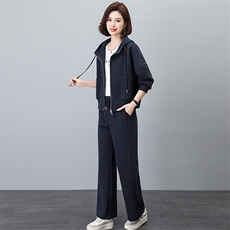 2025春秋季新款时尚休闲气质个性减龄休闲套装，女装套装/套裙，独衣靓
