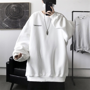 W33 中性情侣印花圆领秋冬卫衣 常规P28 加绒P38 S-5XL 支持定制图片