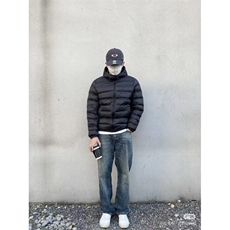 新款排骨羽绒服轻量化90白鸭绒连帽型修身型225-2-Y215-P198，男装羽绒服，星座225-2