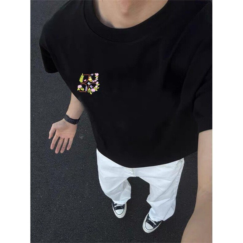 原版前后刺绣纯棉短袖ZX0258-特批35,男装T恤,星座313A(原308A-2)