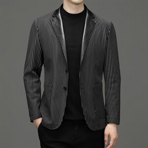 K2227钱塘2020-2春秋新款时尚休闲帅气中青年男士西服外套P137图片