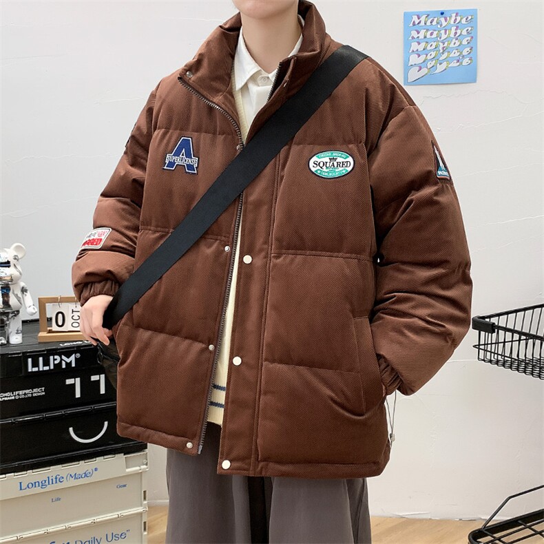 冬季学生加绒加厚立领棉衣百搭保暖棉服外套男士8150-P130控价178,男装棉衣,电商A441-1