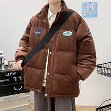 冬季学生加绒加厚立领棉衣百搭保暖棉服外套男士8150-P130控价178，男装棉衣，电商A441-1