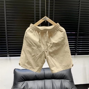 透气速干短裤男士夏季2025新款宽松休闲潮流运动青少年五分中裤子图片