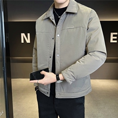 标50绒轻薄款男士羽绒服冬季2025翻领夹克外套A313-6620-P165，男装夹克，电商A313