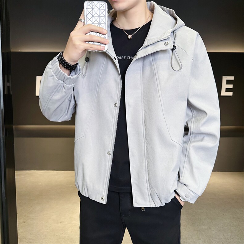 外套男春秋新款男士冲锋衣宽松休闲美式工装夹克JK02638-P73,男装夹克,星座308B-2