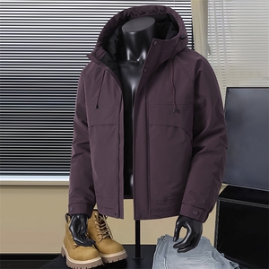 现货5W件冬季三防美式boxy解构连帽雪山冲锋衣棉衣男女棉服厚外套图片