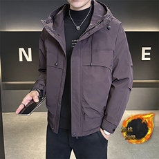 703-C12-P105秋冬男士连帽防水大口袋休闲棉衣夹克外套，男装夹克，星座703-1