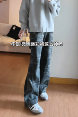 2025秋季新款内景美式伐木迷彩工装裤M-5XLGK25740-特P35，男装牛仔裤，电商A022
