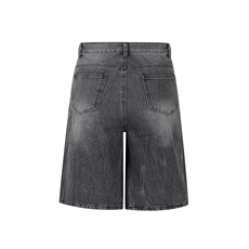 牛仔短裤男夏季新款裤子宽松美式男士休闲复古裤XZ212-QDK228-P39，男装牛仔裤，星座212