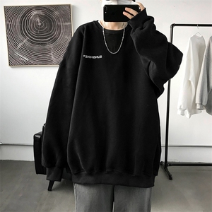 W33 情侣印花圆领秋冬卫衣 常规P28 加绒P38 S-5XL 支持定制图片