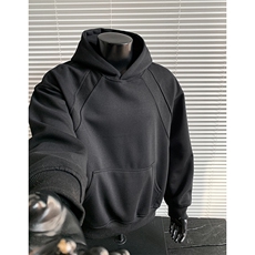 重磅boxy短款全棉450克拉链连帽卫衣套头外套男RH5351-特P50，女装短外套，星座610B-1