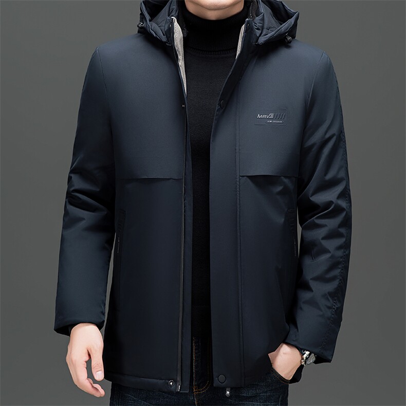 羽绒服中年男士2026年冬季加厚保暖三合一可拆卸商务休闲外套男款图片