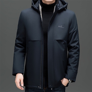 羽绒服中年男士2026年冬季加厚保暖三合一可拆卸商务休闲外套男款图片