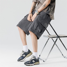 夏季重磅工装灯芯绒五分短裤潮流休闲裤男潮A436-5261-P5078，男装牛仔裤，电商A436