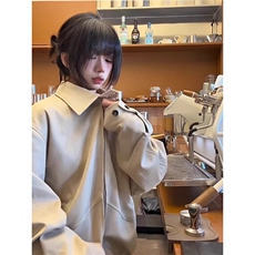 高质量鹿皮绒翻领夹克JK0112-P88，男装夹克，星座313A(原308A-2)