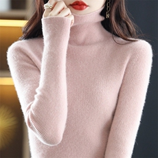 百搭时尚简约高领打底大气秋冬新款女羊毛衫，女装羊毛衫，伟泽羊绒