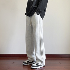 秋季新款褶皱休闲裤男士卫裤直筒宽松长裤潮流大码A266-KZ456-P45，男装休闲裤，电商A266