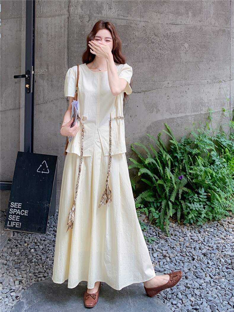 现货210-3275-P145-K198夏季新款小众设计韩版套装2025年夏季,女装套装/套裙,浙宝210（原浙宝191）