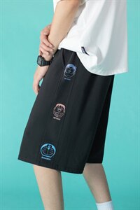 短裤男夏季运动裤韩版潮流休闲中裤百搭外穿宽松A161-2-D0641-P40图片