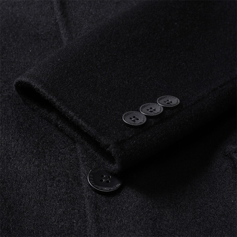 澳洲羊毛毛呢风衣男新款中年秋冬大衣商务休闲外套MNSA2277-P480，男装毛呢大衣，电商B212（原钱塘6029）