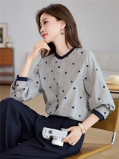 2026年春季新款时尚休闲淑女优雅套装裤两件套，女装套装/套裙，罗腾