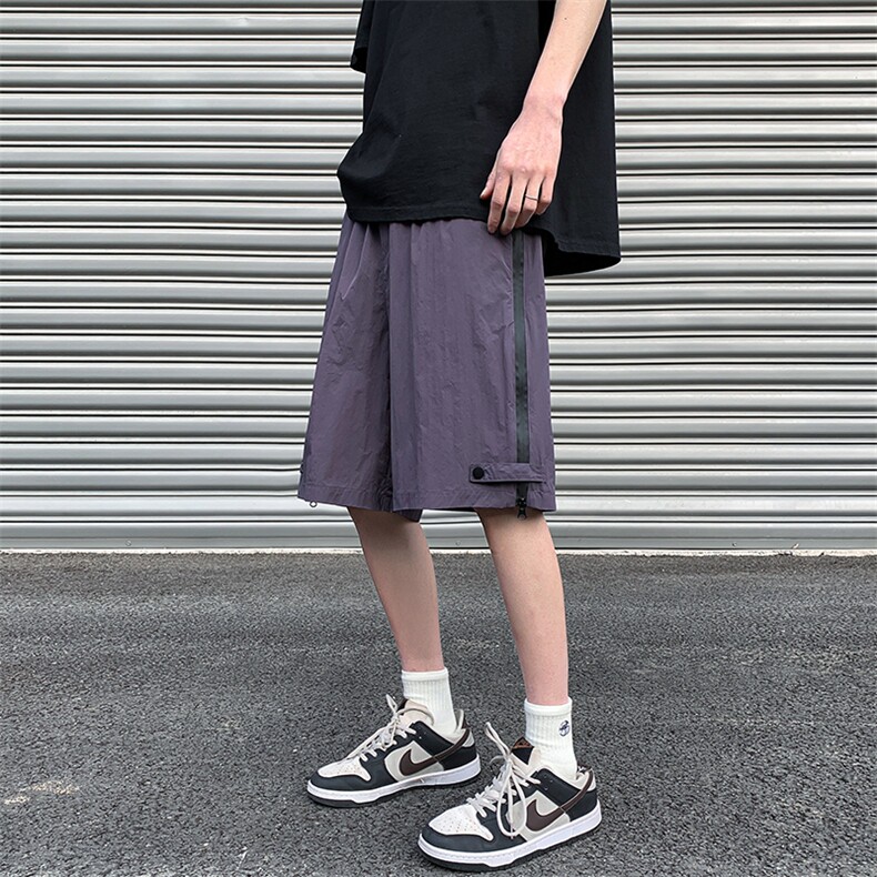 8XL-M重磅特大码短裤男防水五分裤冲锋裤男户外DK1503P50控68,男装休闲裤,电商D206-1