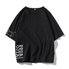 2021夏季新款日系大码男风老鼠印花短袖亚T恤T190-P28，男装T恤，电商A001
