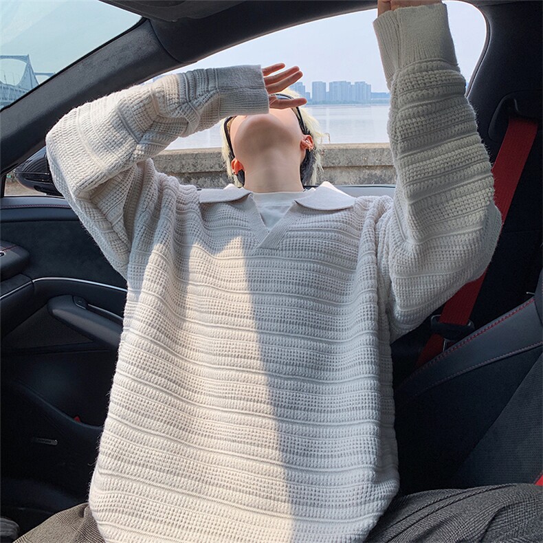 毛衣男秋冬新款港风宽松针织毛衫MYA8-P58,男装针织衫/毛衣,星座214-3